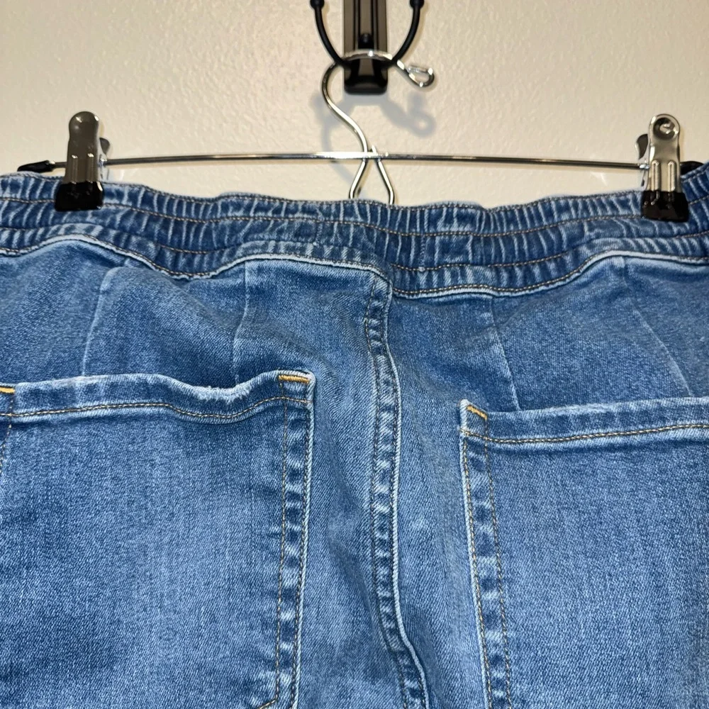 Lane Bryant Women's Blue Wide Leg Jeans - Picture 7 of 9